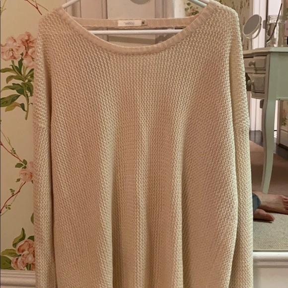 LF knit oversized reversible sweater in cream 🤍 - Picture 10 of 15